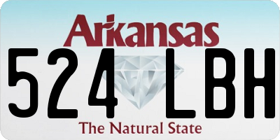 AR license plate 524LBH