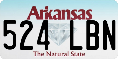 AR license plate 524LBN