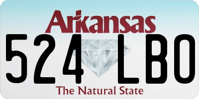 AR license plate 524LBO