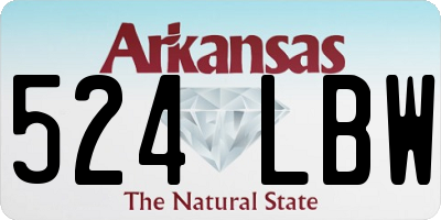 AR license plate 524LBW