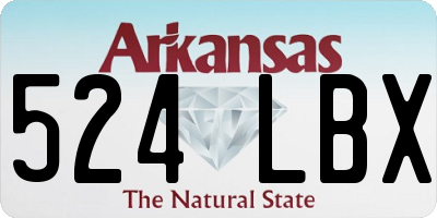 AR license plate 524LBX