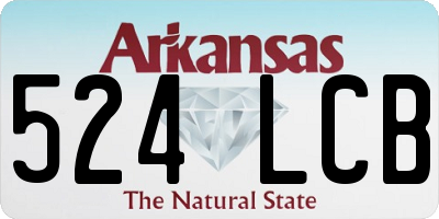 AR license plate 524LCB