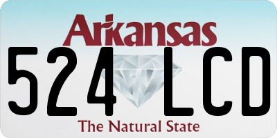 AR license plate 524LCD