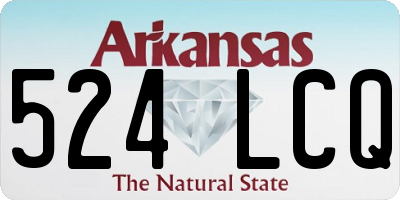 AR license plate 524LCQ
