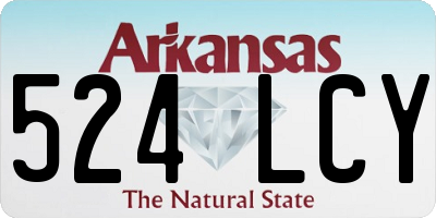 AR license plate 524LCY