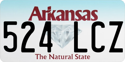 AR license plate 524LCZ