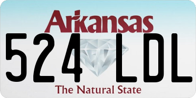 AR license plate 524LDL