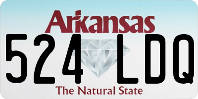 AR license plate 524LDQ
