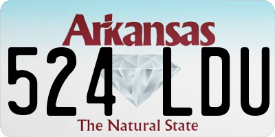 AR license plate 524LDU