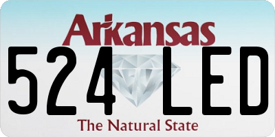 AR license plate 524LED
