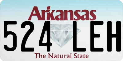 AR license plate 524LEH