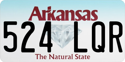 AR license plate 524LQR