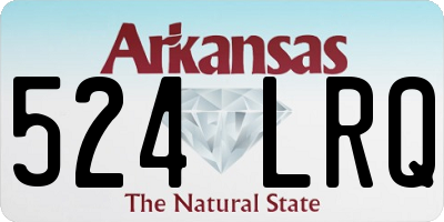 AR license plate 524LRQ