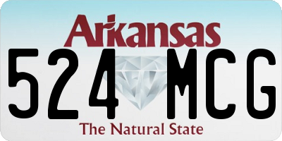 AR license plate 524MCG