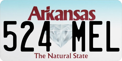 AR license plate 524MEL