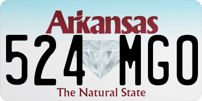 AR license plate 524MGO