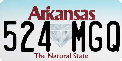 AR license plate 524MGQ