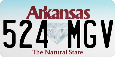 AR license plate 524MGV