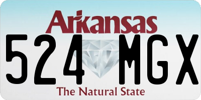 AR license plate 524MGX