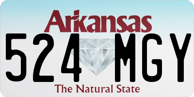 AR license plate 524MGY