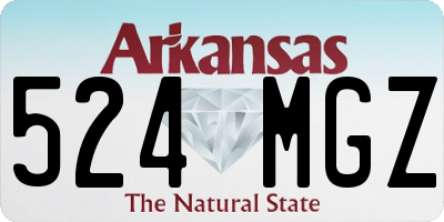 AR license plate 524MGZ