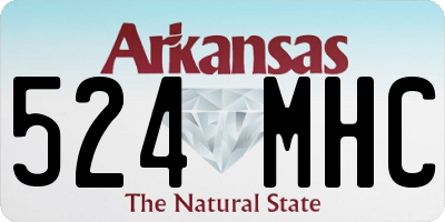 AR license plate 524MHC