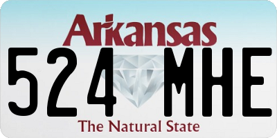 AR license plate 524MHE