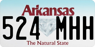 AR license plate 524MHH