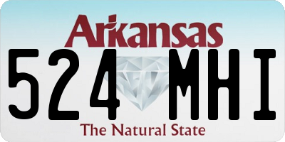AR license plate 524MHI