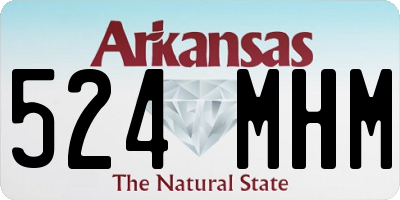 AR license plate 524MHM