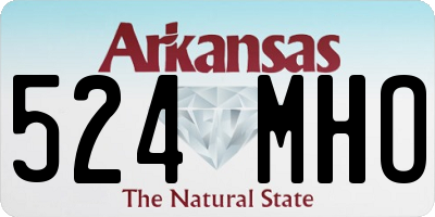 AR license plate 524MHO