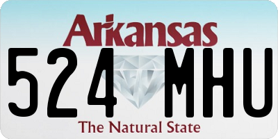 AR license plate 524MHU