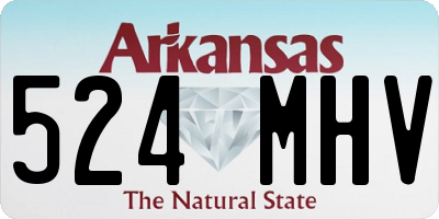 AR license plate 524MHV