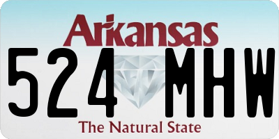 AR license plate 524MHW