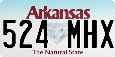 AR license plate 524MHX
