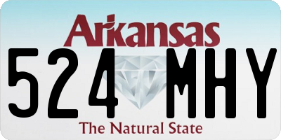 AR license plate 524MHY