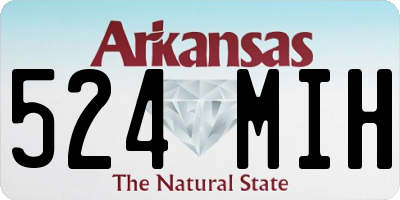 AR license plate 524MIH
