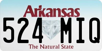 AR license plate 524MIQ