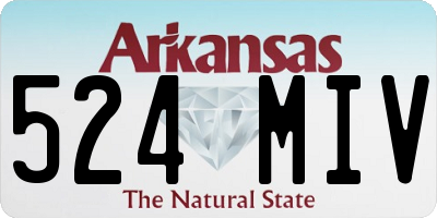 AR license plate 524MIV
