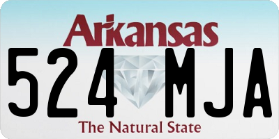 AR license plate 524MJA