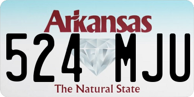 AR license plate 524MJU