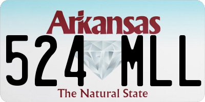 AR license plate 524MLL