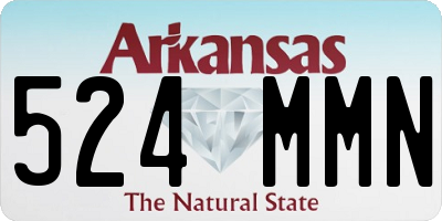 AR license plate 524MMN