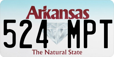 AR license plate 524MPT