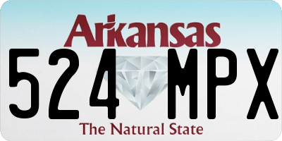 AR license plate 524MPX