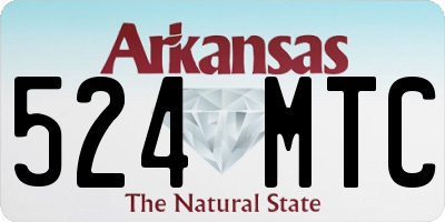 AR license plate 524MTC