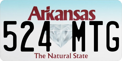 AR license plate 524MTG