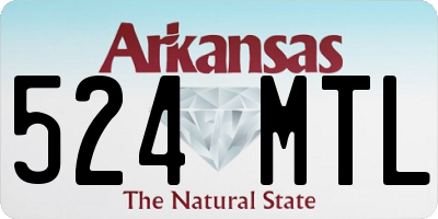 AR license plate 524MTL