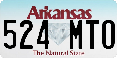 AR license plate 524MTO