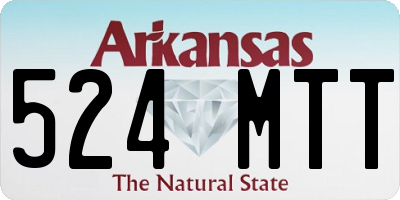 AR license plate 524MTT